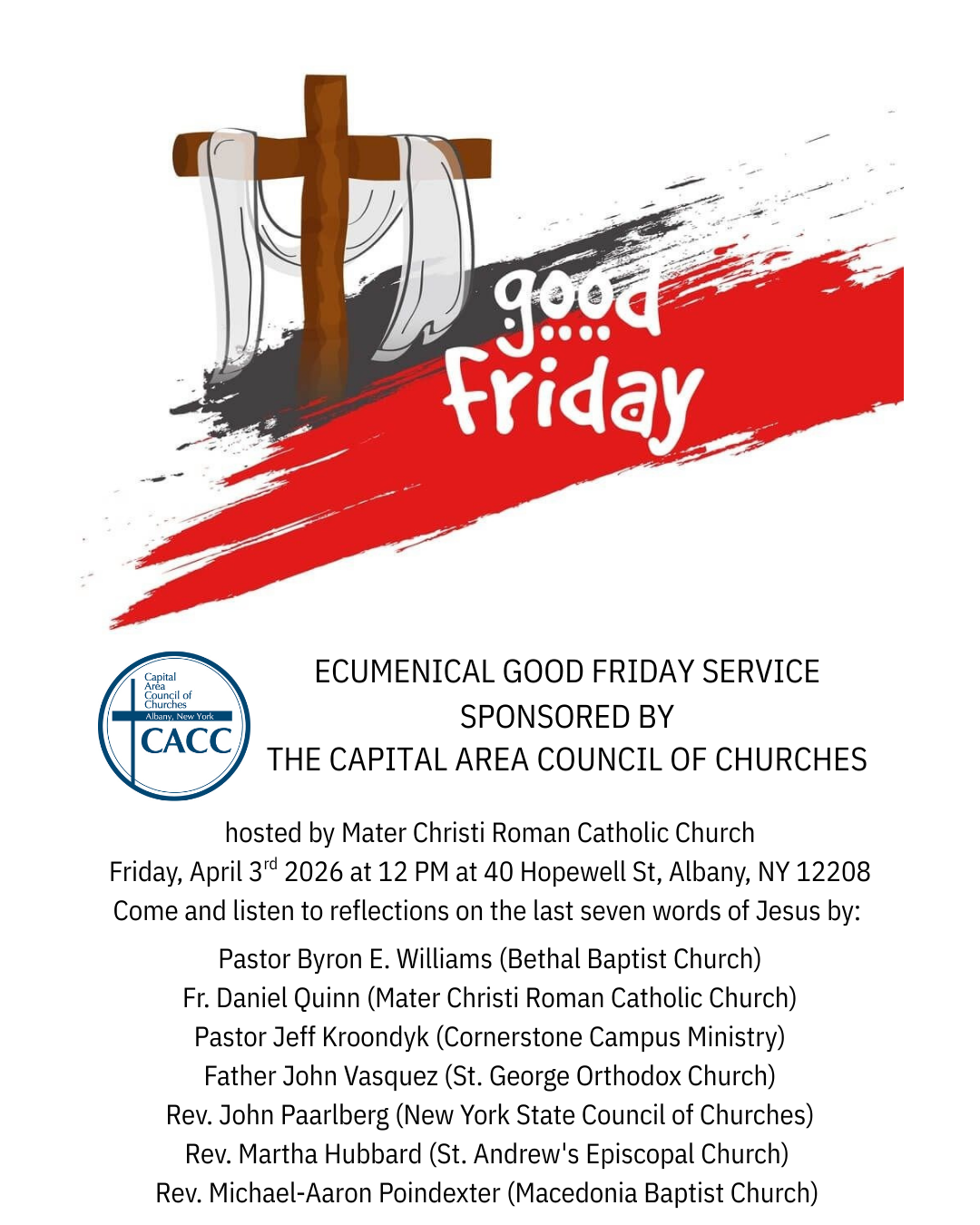 2026 ECUMENICAL GOOD FRIDAY SERVICE Facebook Ad