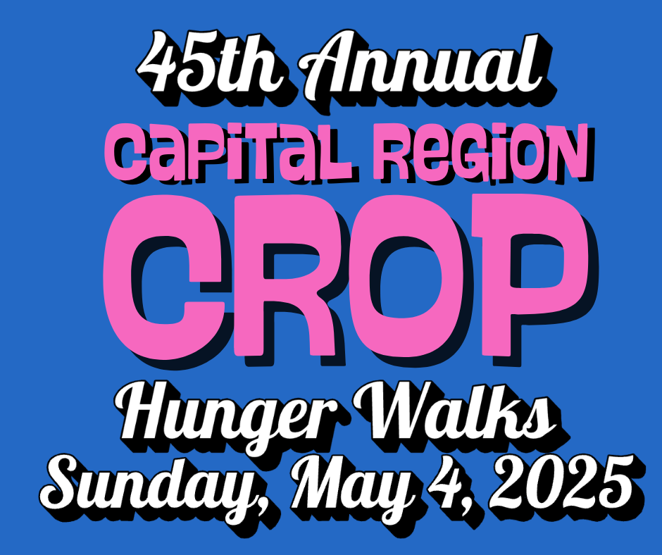 CROP Walks Logo. 2025. bw.