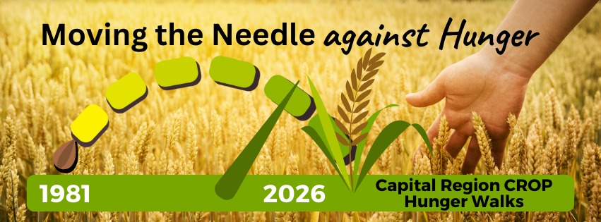 Moving the Needle . CROP Walk 2026 Logo