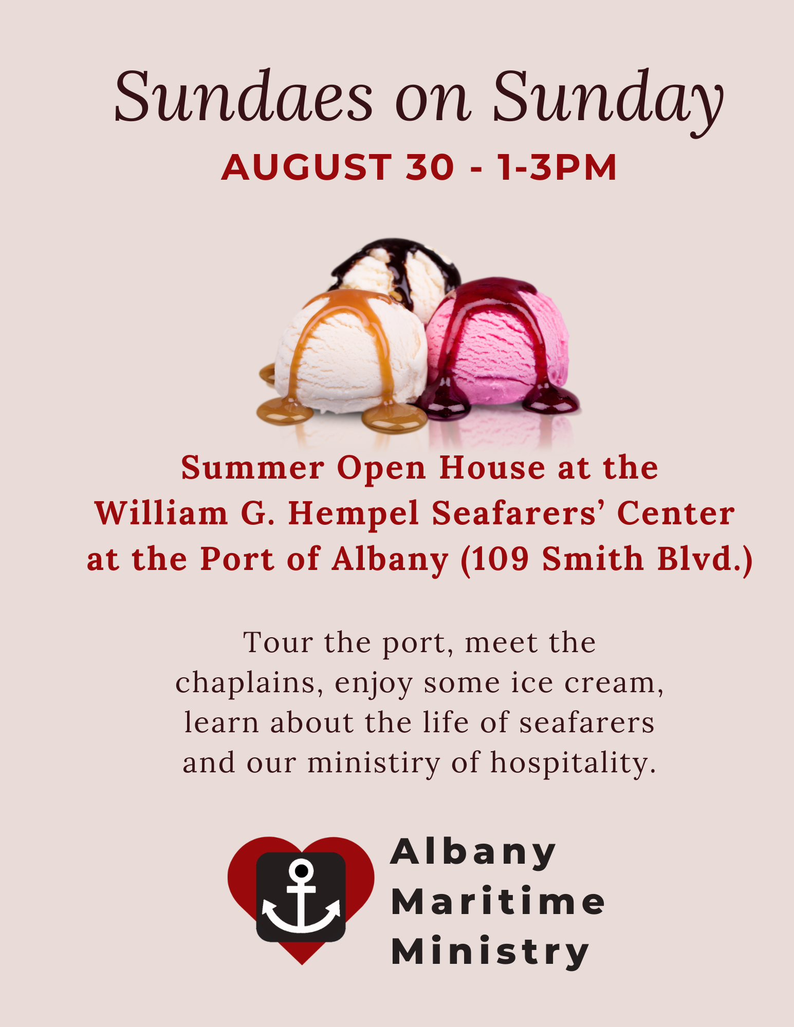 Sundaes on Sunday (Flyer)